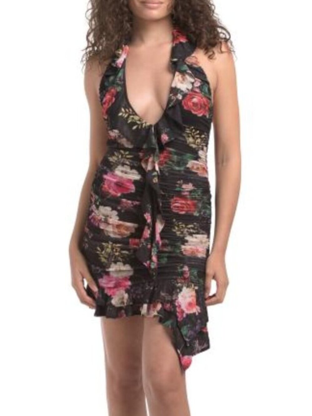 AFRM Odessa Ruffle Front Mini Dress - Picture 5 of 5